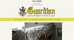 Desktop Screenshot of guardianadjustment.com